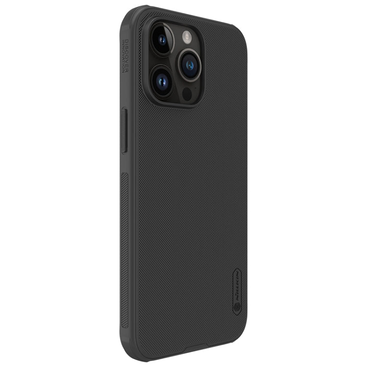 For iPhone 15 Pro Max NILLKIN Frosted Shield Pro PC + TPU Phone Case(Black) - HoMEdemic™ 
