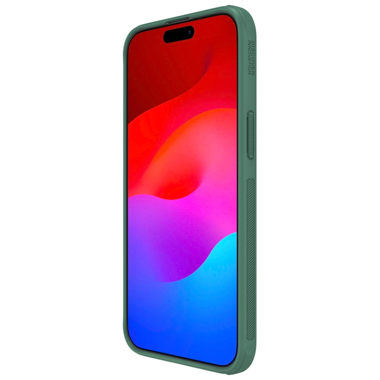 For iPhone 15 Pro Max NILLKIN Frosted Shield Pro PC + TPU Phone Case(Green) - HoMEdemic™ 