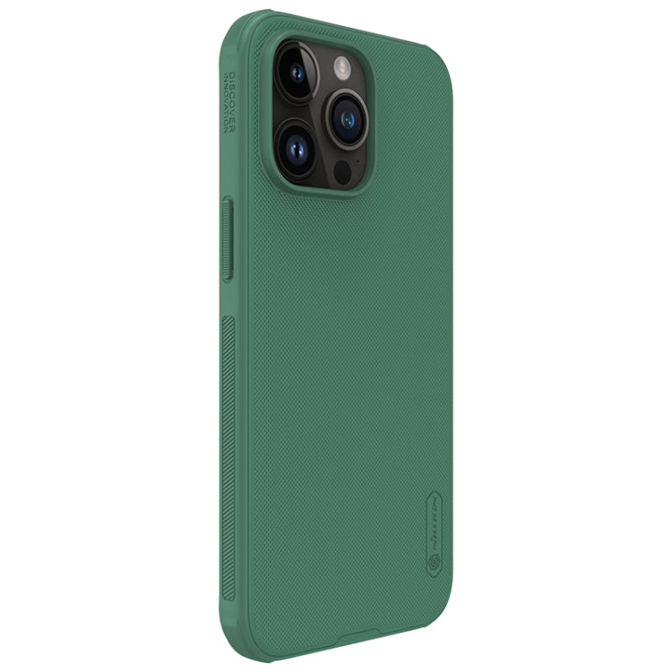For iPhone 15 Pro Max NILLKIN Frosted Shield Pro PC + TPU Phone Case(Green) - HoMEdemic™ 