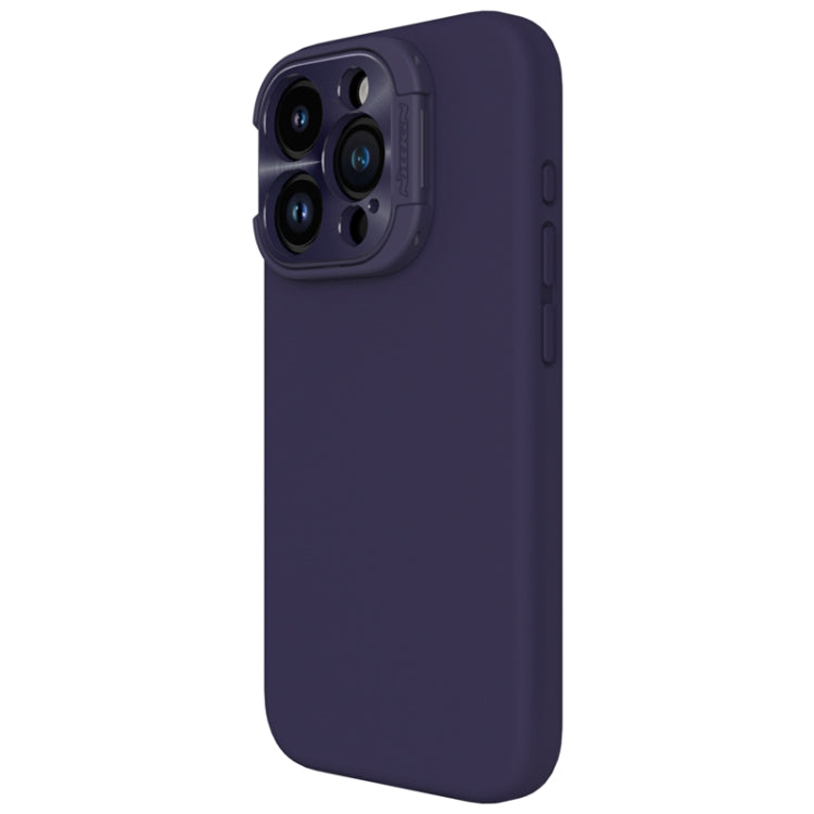 For iPhone 15 Pro Max NILLKIN Lens Wing Magsafe Magnetic Phone Case(Purple) - HoMEdemic™ 
