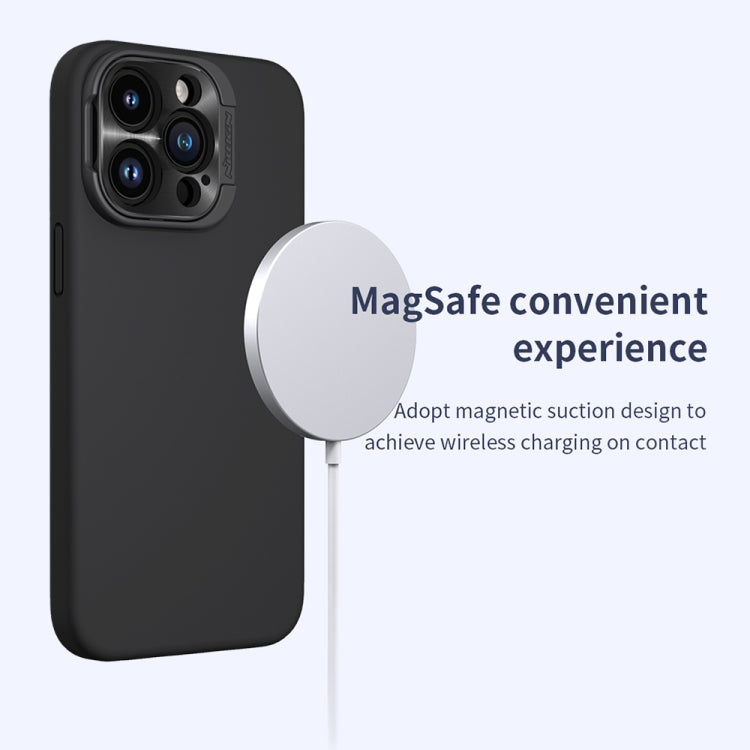 For iPhone 15 Pro Max NILLKIN Lens Wing Magsafe Magnetic Phone Case(Purple) - HoMEdemic™ 