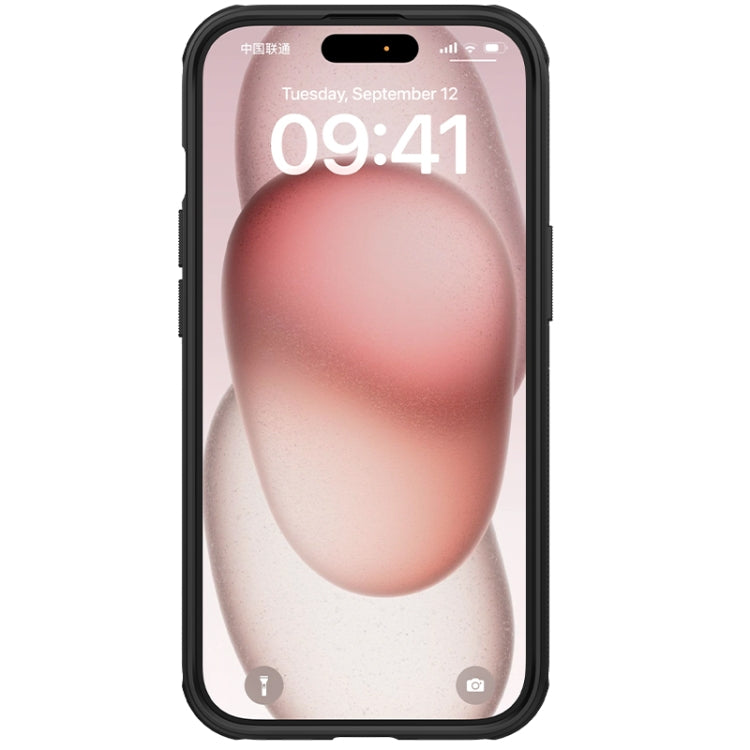 For iPhone 15 Pro Max NILLKIN Super Frosted Shield Pro Phone Protective Case With LOGO Cutout(Black) - HoMEdemic™ 