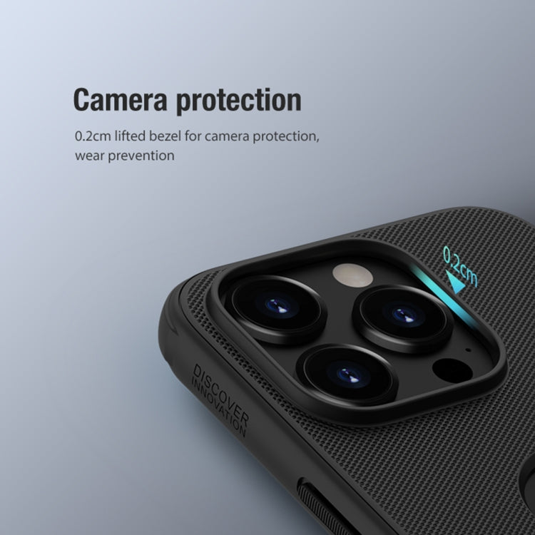 For iPhone 15 Pro Max NILLKIN Super Frosted Shield Pro Phone Protective Case With LOGO Cutout(Black) - HoMEdemic™ 