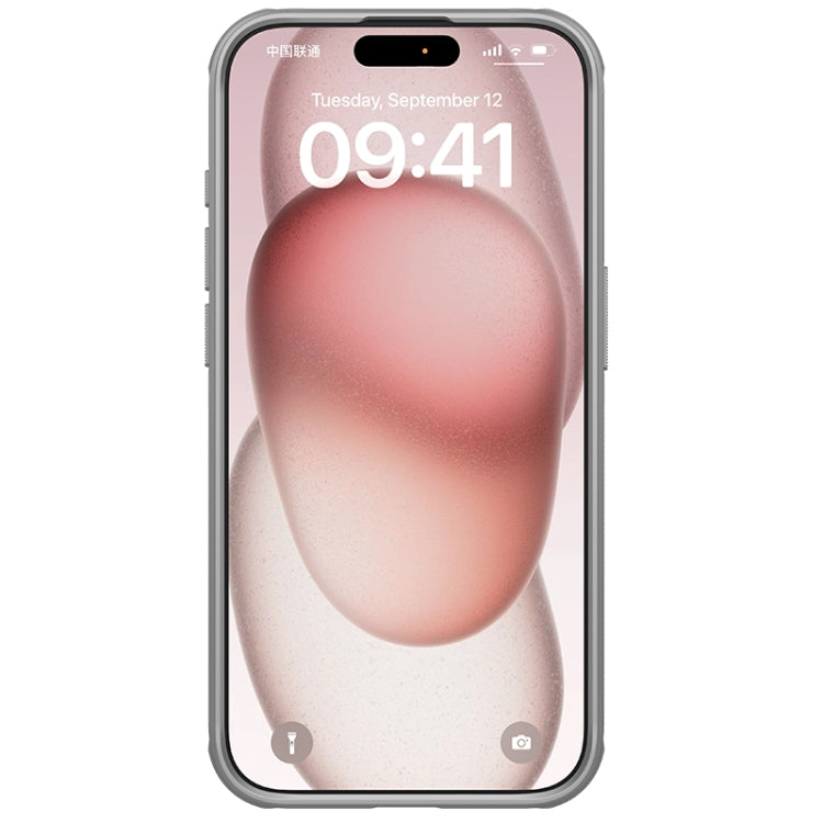 For iPhone 15 Pro Max NILLKIN Super Frosted Shield Pro Phone Protective Case With LOGO Cutout(Grey) - HoMEdemic™ 
