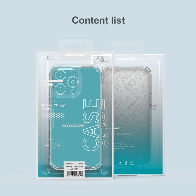 For iPhone 15 Pro Max NILLKIN Ultra Clear PC + TPU Phone Case(Blue) - HoMEdemic™ 