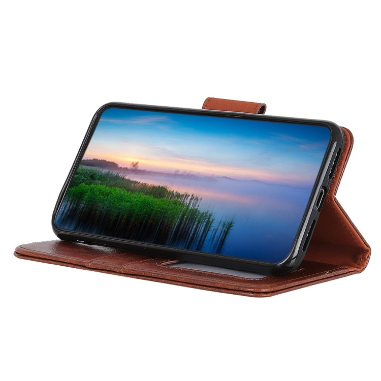 For iPhone 15 Pro Max Nappa Texture Leather Case(Brown) - HoMEdemic™ 