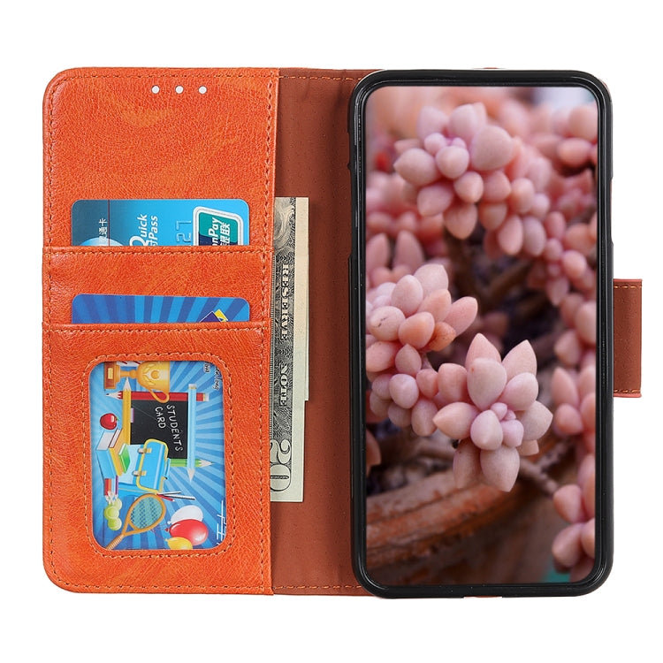 For iPhone 15 Pro Max Nappa Texture Leather Case(Orange) - HoMEdemic™ 