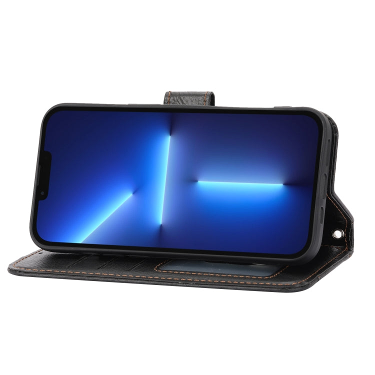 For iPhone 15 Pro Max Oil Skin Zipper Wallet Leather Phone Case(Black) - HoMEdemic™ 