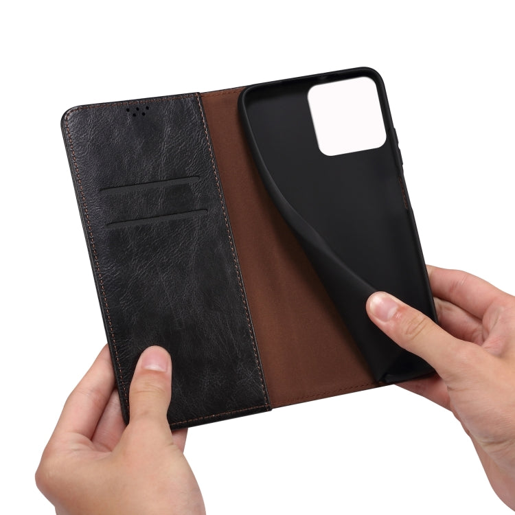 For iPhone 15 Pro Max Oil Wax Crazy Horse Texture Leather Phone Case(Black) - HoMEdemic™ 