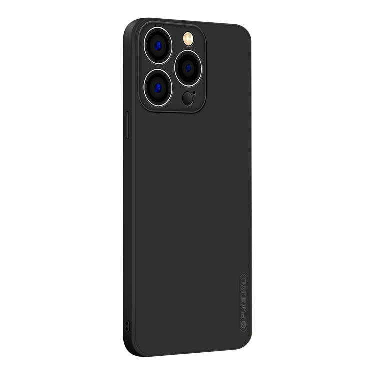 For iPhone 15 Pro Max PINWUYO Sense Series Liquid Silicone TPU Phone Case(Black) - HoMEdemic™ 