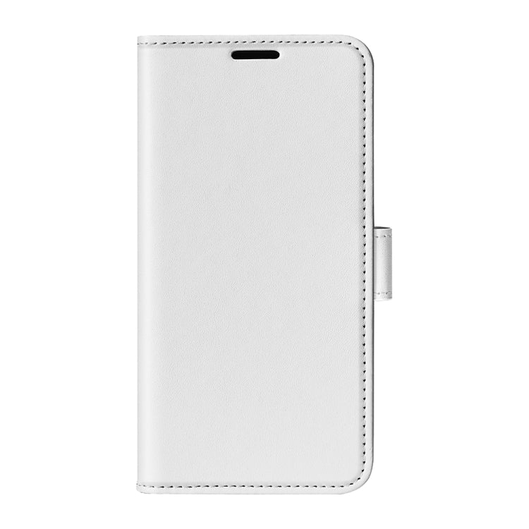 For iPhone 15 Pro Max R64 Texture Horizontal Flip Leather Phone Case(White) - HoMEdemic™ 