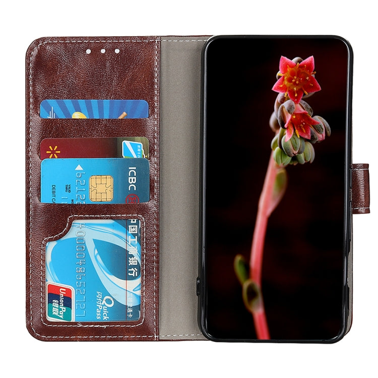 For iPhone 15 Pro Max Retro Crazy Horse Texture Horizontal Flip Leather Phone Case(Brown) - HoMEdemic™ 
