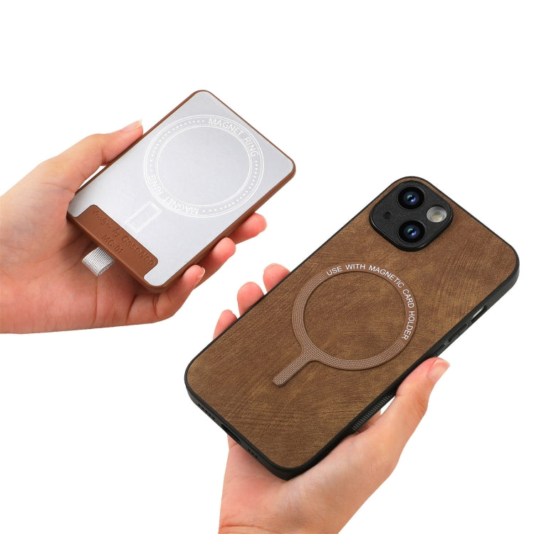 For iPhone 15 Pro Max Retro Splitable Magnetic Card Bag Leather Phone Case(Brown) - HoMEdemic™ 