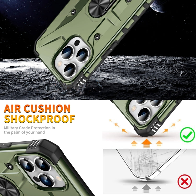 For iPhone 15 Pro Max Ring Holder Phone Case(Army Green) - HoMEdemic™ 