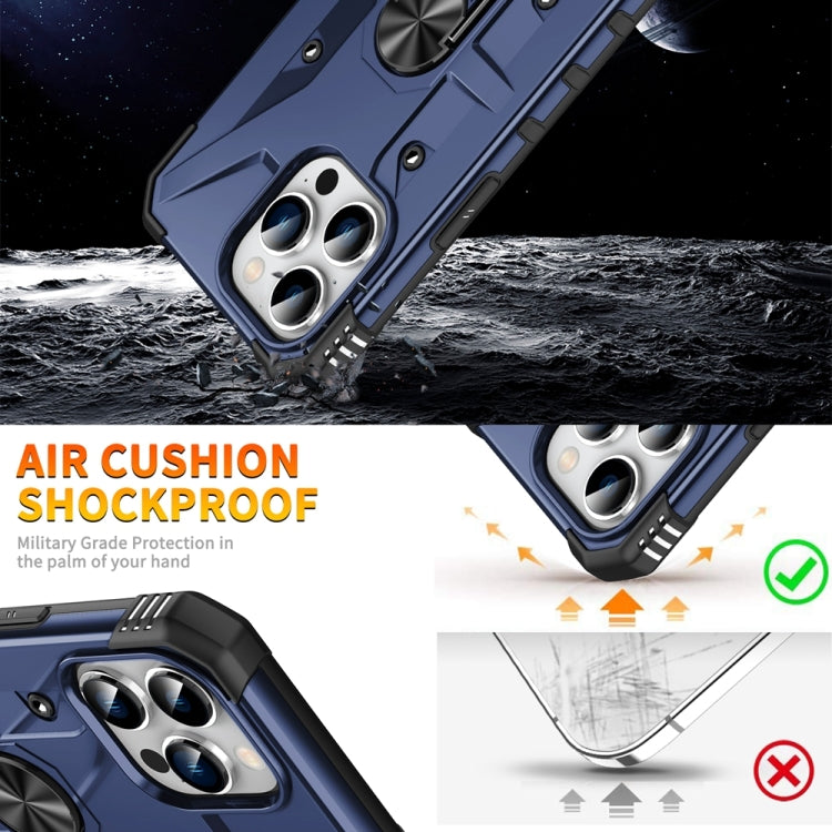 For iPhone 15 Pro Max Ring Holder Phone Case(Blue) - HoMEdemic™ 