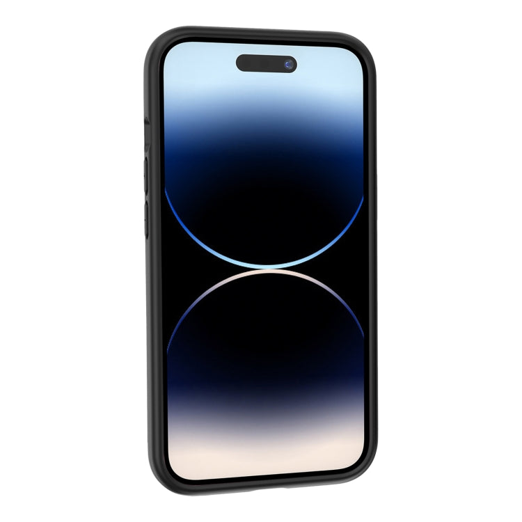 For iPhone 15 Pro Max Rubber Oil Surface Solid Color Phone Case(Black) - HoMEdemic™ 