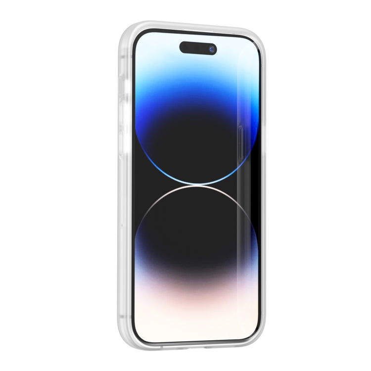 For iPhone 15 Pro Max Rubber Oil Surface Solid Color Phone Case(White) - HoMEdemic™ 