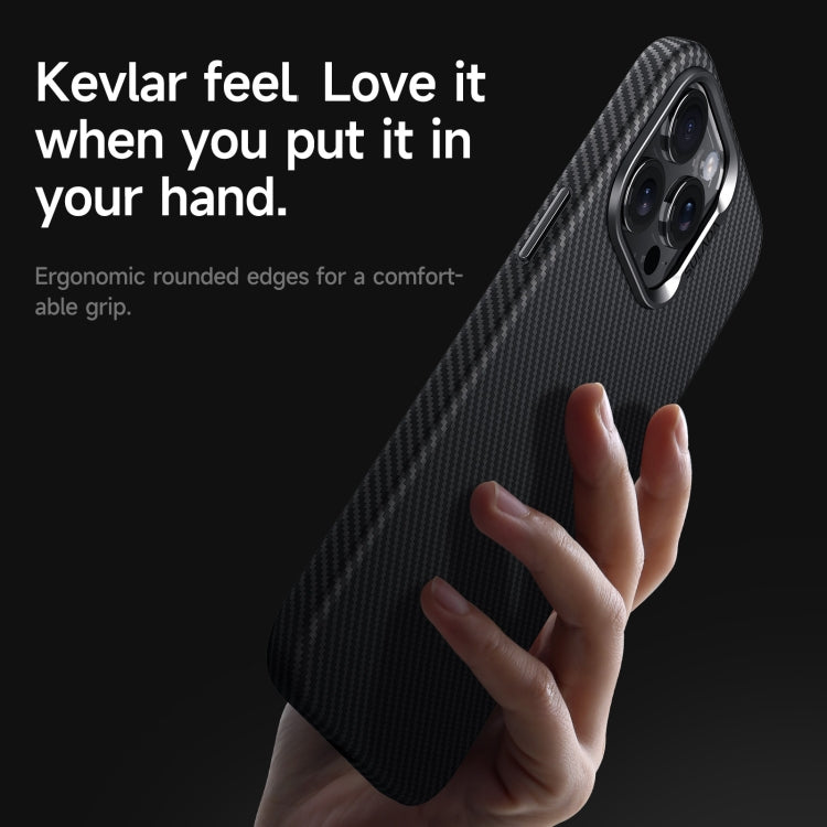 For iPhone 15 Pro Max SULADA 600D Kevlar Texture PC Shockproof Phone Case(Brown) - HoMEdemic™ 