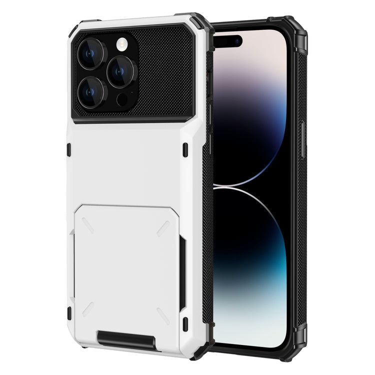 For iPhone 15 Pro Max Scratch-Resistant Shockproof Heavy Duty Rugged Armor Phone Case(White) - HoMEdemic™ 