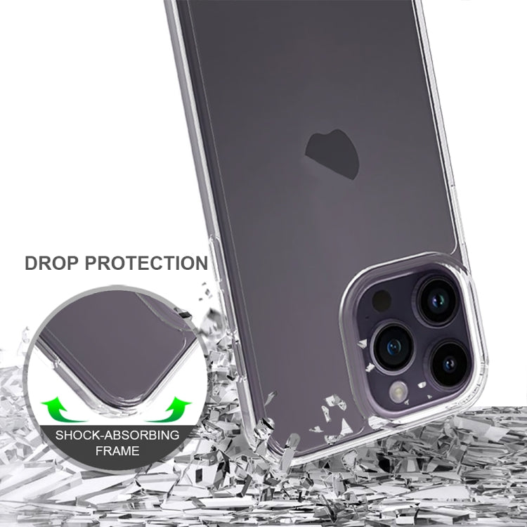 For iPhone 15 Pro Max Scratchproof Acrylic TPU Phone Case(Black) - HoMEdemic™ 
