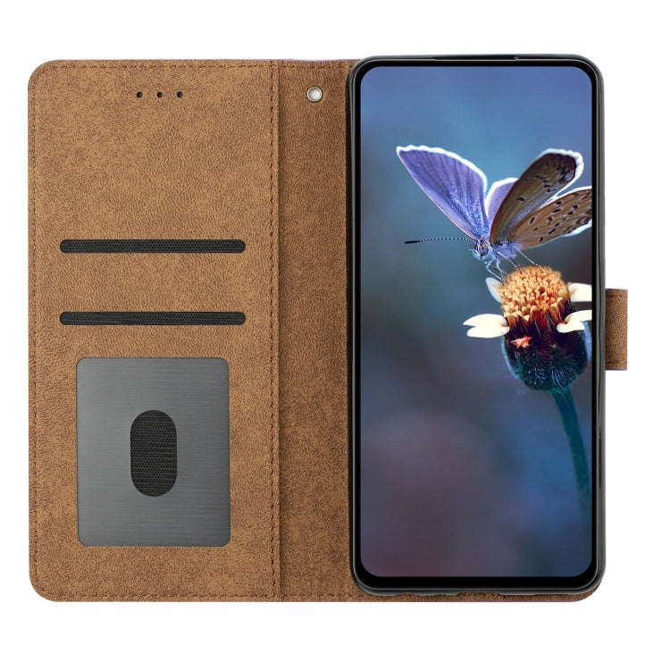 For iPhone 15 Pro Max Seven Butterflies Embossed Leather Phone Case(Brown) - HoMEdemic™ 