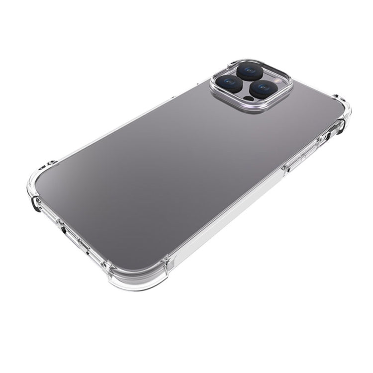 For iPhone 15 Pro Max Shockproof Non-slip Thickening TPU Phone Case(Transparent) - HoMEdemic™ 