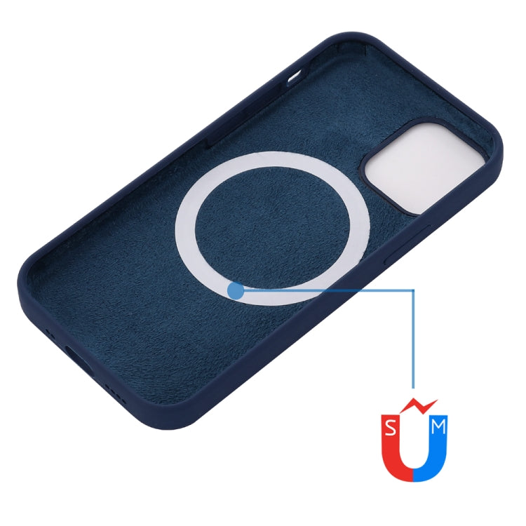 For iPhone 15 Pro Max Shockproof Silicone Magsafe Phone Case(Navy Blue) - HoMEdemic™ 