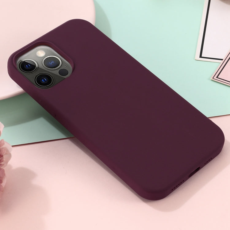 For iPhone 15 Pro Max Shockproof Silicone Magsafe Phone Case(Plum Color) - HoMEdemic™ 