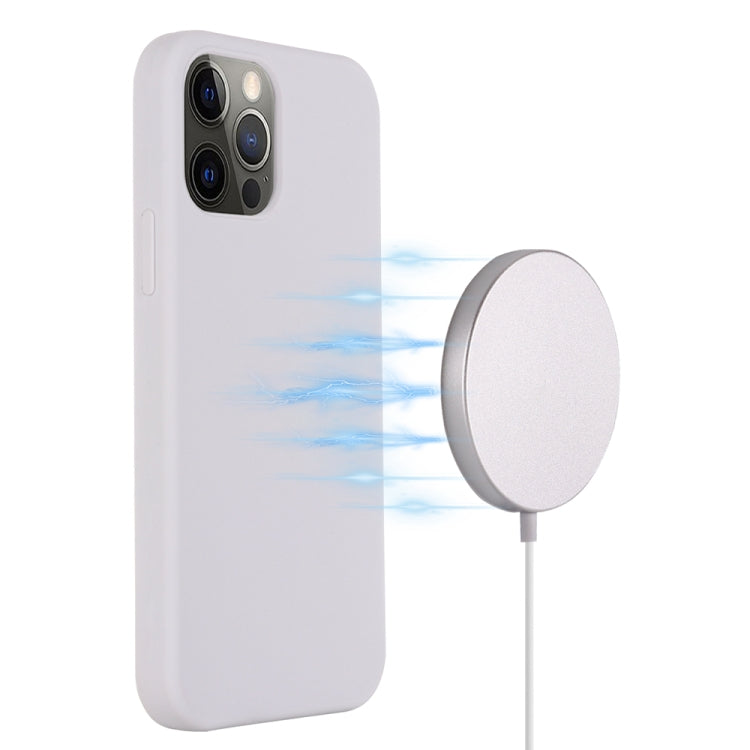For iPhone 15 Pro Max Shockproof Silicone Magsafe Phone Case(White) - HoMEdemic™ 