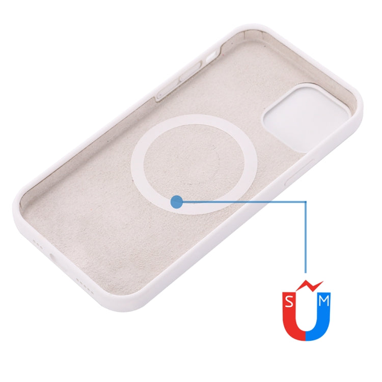 For iPhone 15 Pro Max Shockproof Silicone Magsafe Phone Case(White) - HoMEdemic™ 