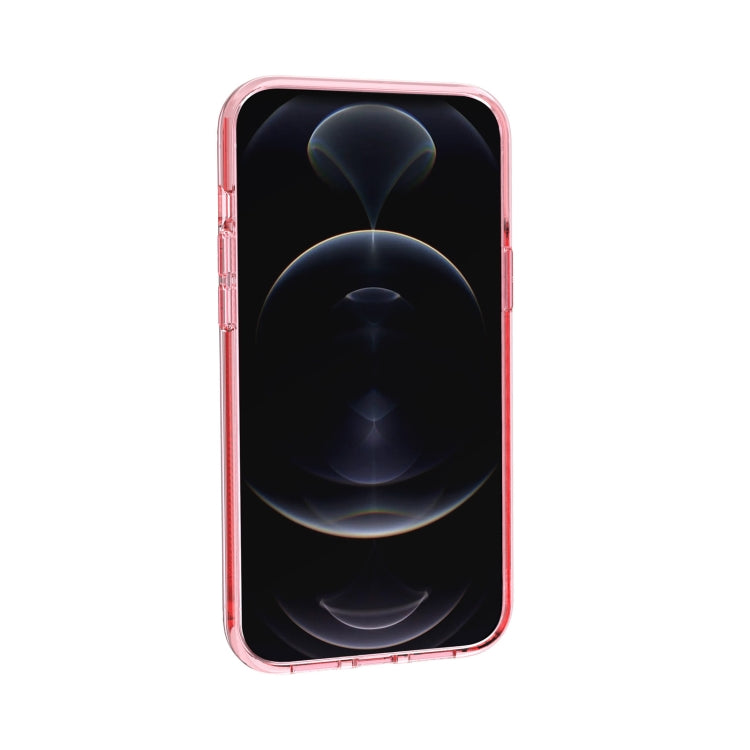 For iPhone 15 Pro Max Shockproof Terminator Transparent Phone Case(Pink) - HoMEdemic™ 