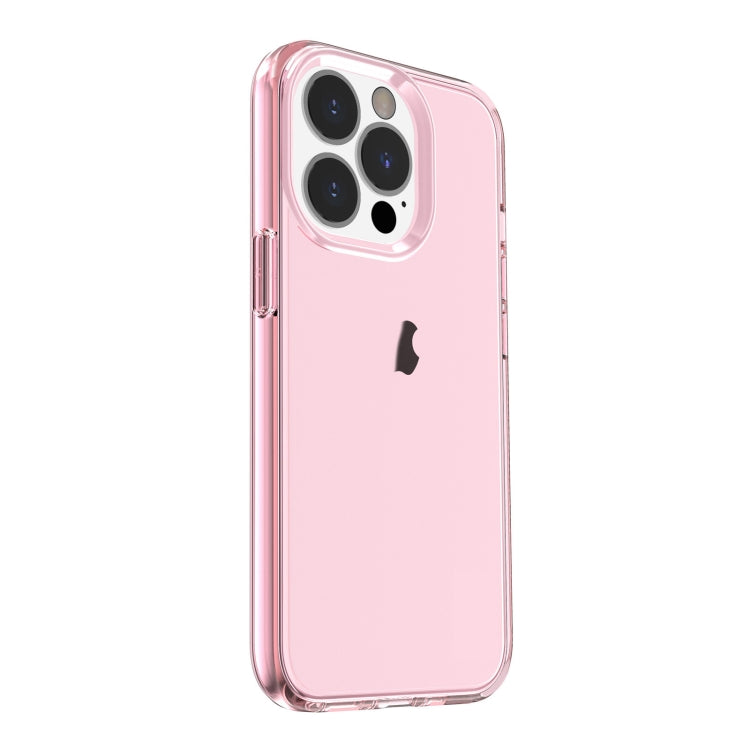 For iPhone 15 Pro Max Shockproof Terminator Transparent Phone Case(Pink) - HoMEdemic™ 