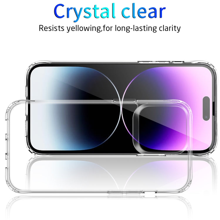 For iPhone 15 Pro Max Shockproof Transparent Acrylic Phone Case(Transparent) - HoMEdemic™ 