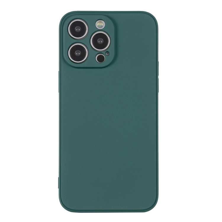 For iPhone 15 Pro Max Silicone Phone Case with Wrist Strap(Deep Green) - HoMEdemic™ 