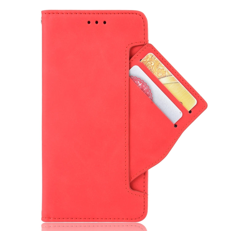 For iPhone 15 Pro Max Skin Feel Calf Texture Card Slots Leather Phone Case(Red) - HoMEdemic™ 