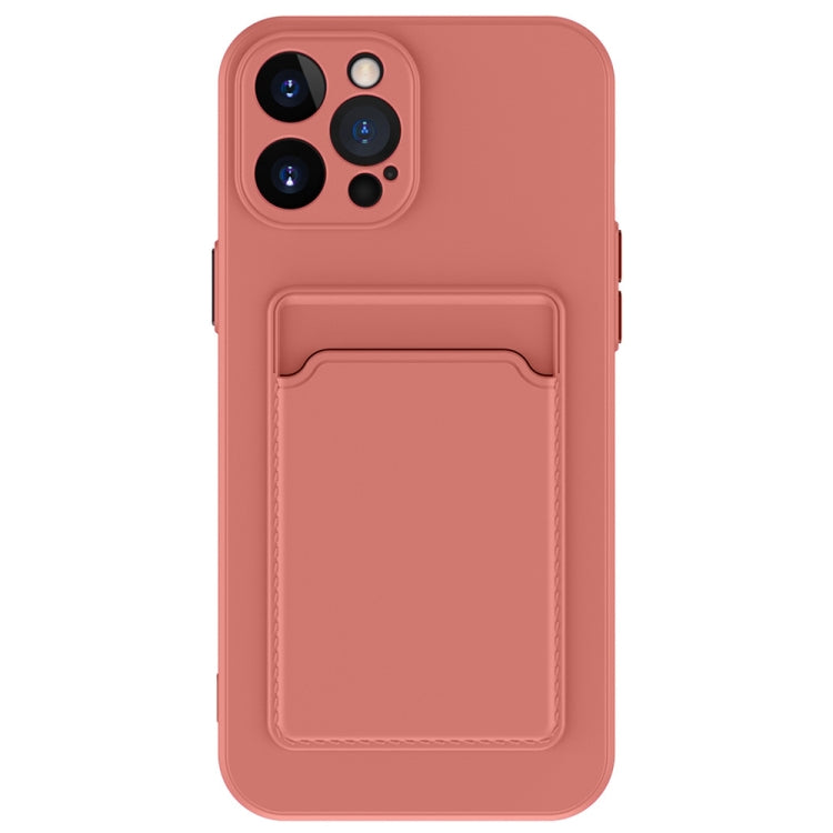 For iPhone 15 Pro Max Skin Feel Card Contrast Color Button TPU Phone Case(Rose Red) - HoMEdemic™ 