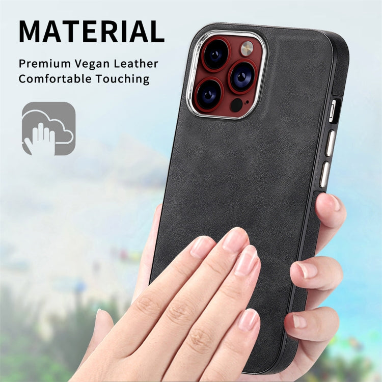 For iPhone 15 Pro Max Skin-Feel Electroplating TPU Shockproof Phone Case(Black) - HoMEdemic™ 