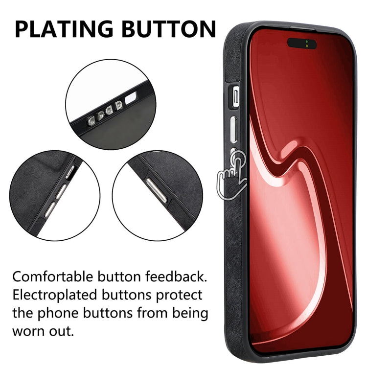 For iPhone 15 Pro Max Skin-Feel Electroplating TPU Shockproof Phone Case(Black) - HoMEdemic™ 