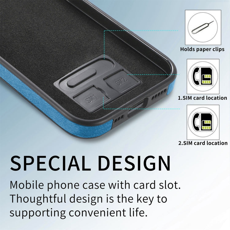 For iPhone 15 Pro Max Skin-Feel Electroplating TPU Shockproof Phone Case(Blue) - HoMEdemic™ 