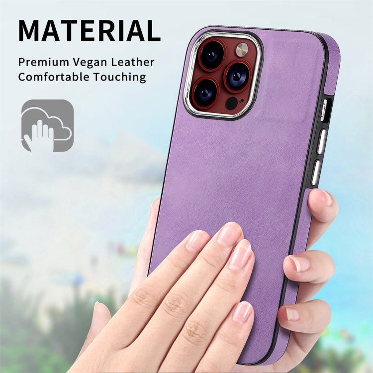 For iPhone 15 Pro Max Skin-Feel Electroplating TPU Shockproof Phone Case(Purple) - HoMEdemic™ 