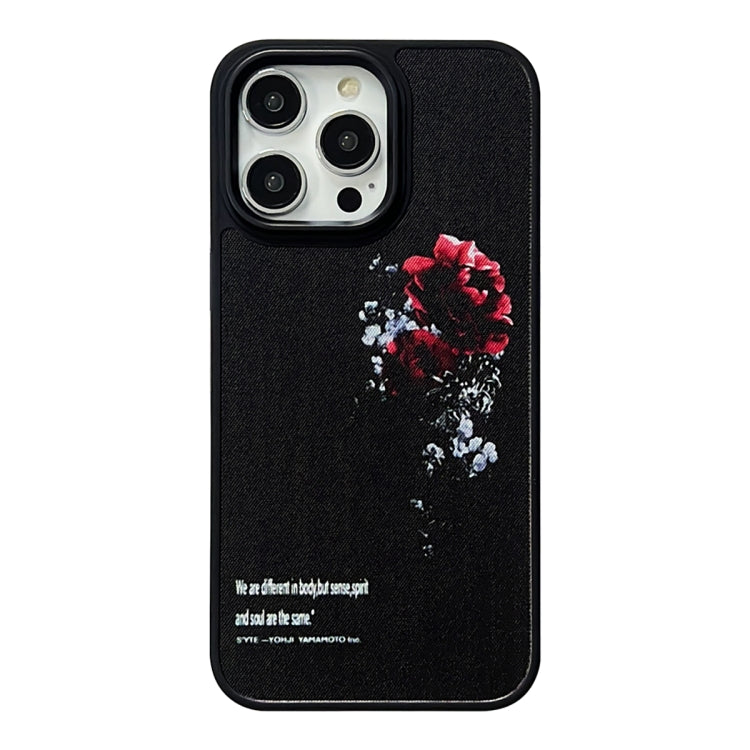 For iPhone 15 Pro Max Skin Feel Matte TPU+PC Shockproof Phone Case(Rose) - HoMEdemic™ 