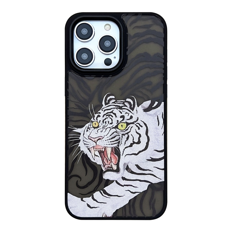 For iPhone 15 Pro Max Skin Feel Matte TPU+PC Shockproof Phone Case(Tiger) - HoMEdemic™ 