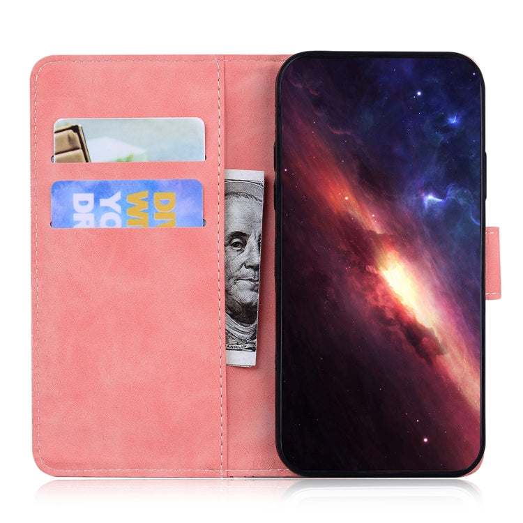 For iPhone 15 Pro Max Skin Feel Pure Color Flip Leather Phone Case(Pink) - HoMEdemic™ 