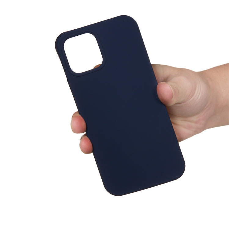 For iPhone 15 Pro Max Solid Color Silicone Phone Case(Midnight Blue) - HoMEdemic™ 