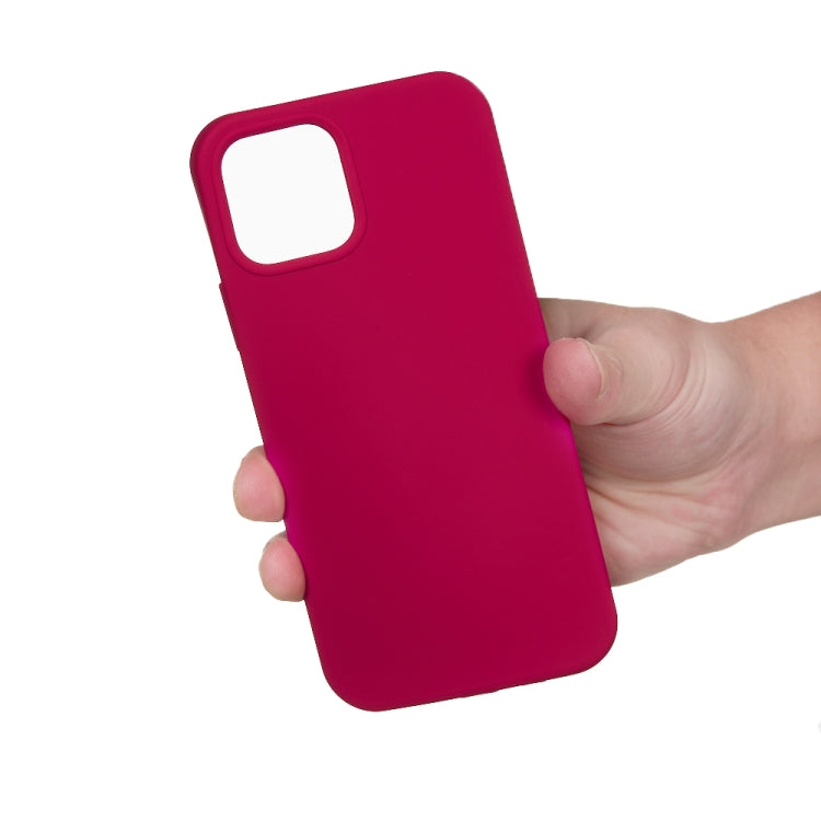 For iPhone 15 Pro Max Solid Color Silicone Phone Case(Rose Red) - HoMEdemic™ 
