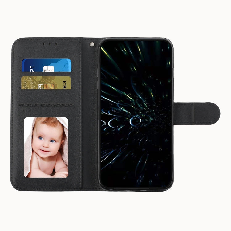 For iPhone 15 Pro Max Stitching Calf Texture Buckle Leather Phone Case(Black) - HoMEdemic™ 