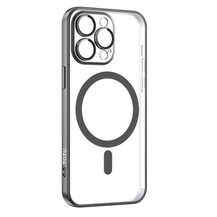 For iPhone 15 Pro Max TOTUDESIGN PC-3 Series MagSafe Electroplating TPU Phone Case(Black) - HoMEdemic™ 