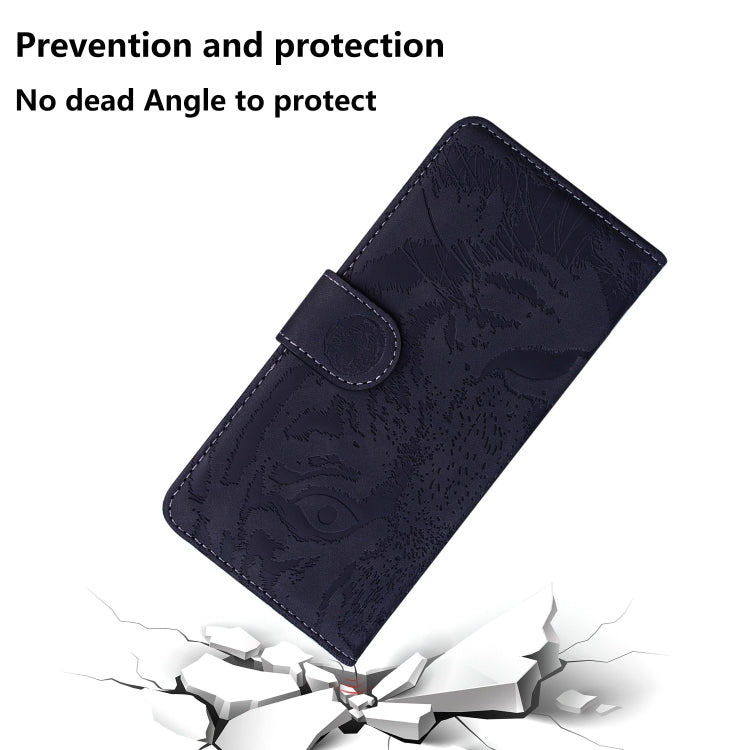 For iPhone 15 Pro Max Tiger Embossing Pattern Leather Phone Case(Black) - HoMEdemic™ 