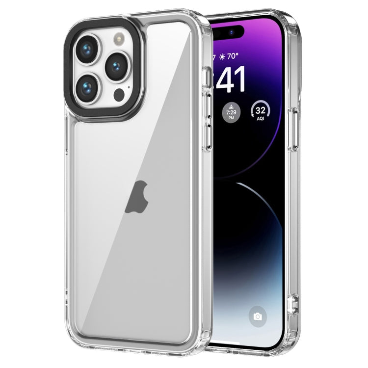 For iPhone 15 Pro Max Transparent Acrylic + TPU Shockproof Phone Case(Transparent) - HoMEdemic™ 