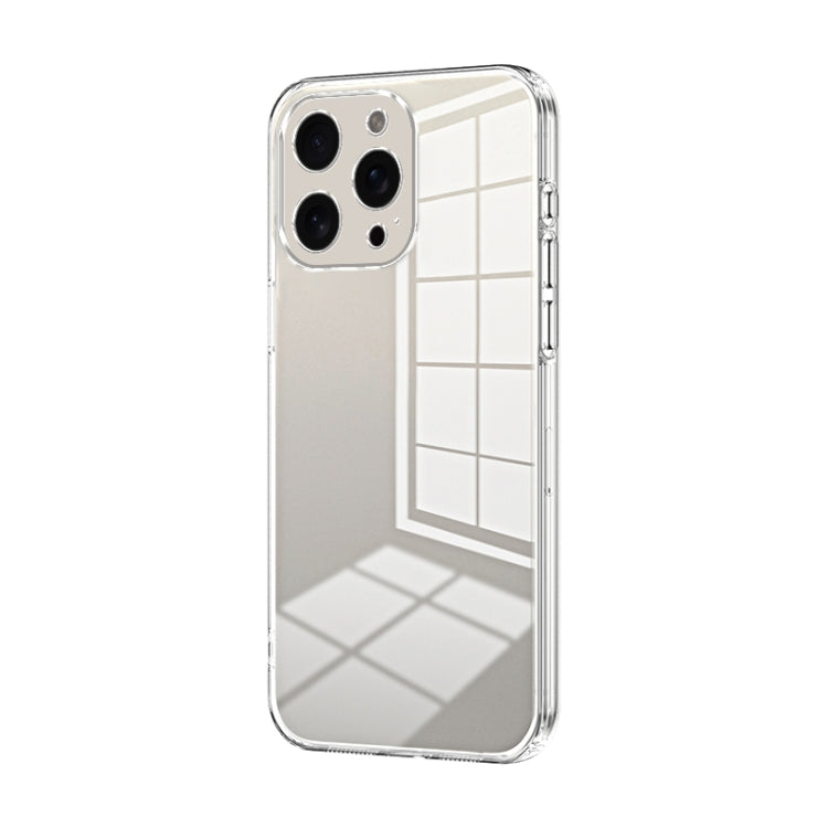 For iPhone 15 Pro Max Transparent Plating Fine Hole Phone Case(Transparent) - HoMEdemic™ 